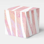 Zebra Rosa und Weiß Geschenkschachtel (Vorderseite)