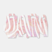 Zebra Rosa und Weiß Geschenkschachtel (Ungefaltet)