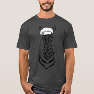 Zebra Safari Animal Koch Funny Cooking Cook Wildli T-Shirt