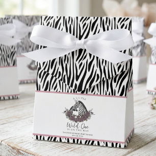 Zebra-Safari-Baby-Party Kleiner Wilder Dreieck Geschenkschachtel