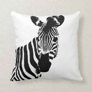 Zebra - Safari - Dekor in Tiertönen - Bauernhof Kissen