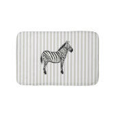 Zebra Safari Design Strip Bath Mat Badematte (Vorderseite)
