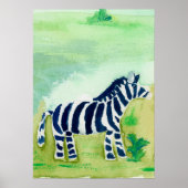 Zebra Safari Friend Poster (Vorne)