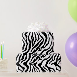 Zebra-Safari Geschenkpapier