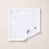 Zebra Safari Malerei Badetuch Set (Waschlappen)