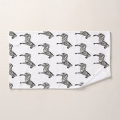 Zebra Safari Malerei Badetuch Set (Handtuch)