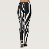 ZEBRA SAFARI STRIPES PATTERN LEGGINGS (Rückseite)