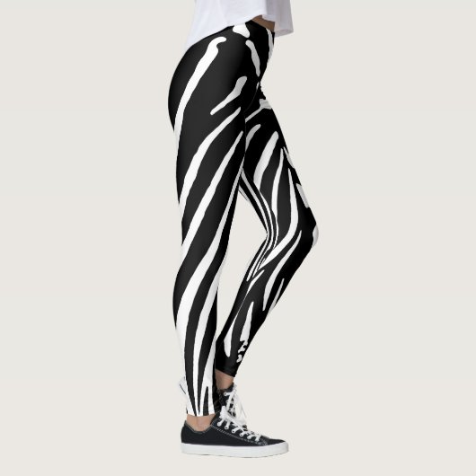 ZEBRA SAFARI STRIPES PATTERN LEGGINGS (Rechts)