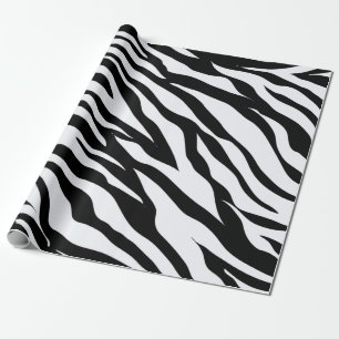 Zebra Safari Tier Streifen Muster Geschenkpapier