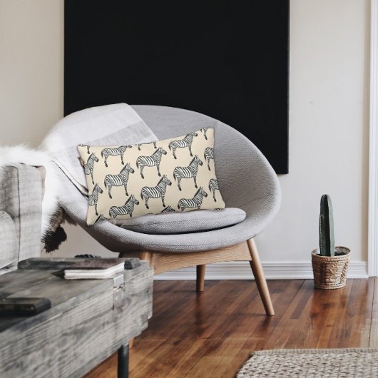 Zebra Safari Tierbilder drucken Lendenkissen