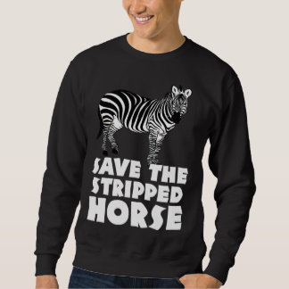Zebra-Safari-Zooaufseher Afrika für Männer Frauen  Sweatshirt