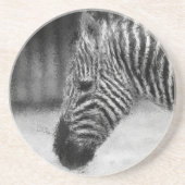 Zebra Sandstein Untersetzer (Vorne)