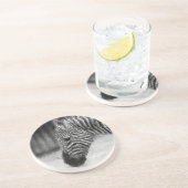 Zebra Sandstein Untersetzer (Seite)