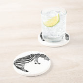 Zebra Sandstein Untersetzer (Seite)