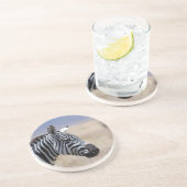 Zebra Sandstein Untersetzer (Seite)