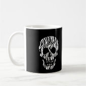 Zebra-Schädel V04 der SOHN der Welt fantastischste Kaffeetasse (Links)