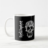 Zebra-Schädel V07B der CHEF der Welt coolste Kaffeetasse (Links)