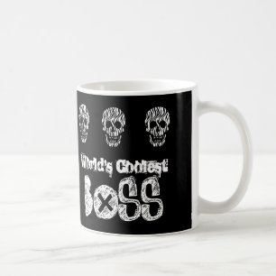 Zebra-Schädel V07B der CHEF der Welt coolste Kaffeetasse