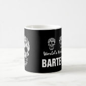 Zebra-Schädel V12 der BARKEEPER der Welt Kaffeetasse (Mittel)