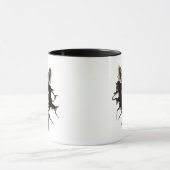 Zebra schaut hervor tasse (Zentrum)