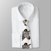 Zebra-Schlips Krawatte (Gebunden)