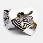 Zebra-Schlips Krawatte (Gerollt)