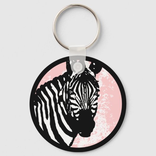 Zebra. Schlüsselanhänger (Vorderseite)