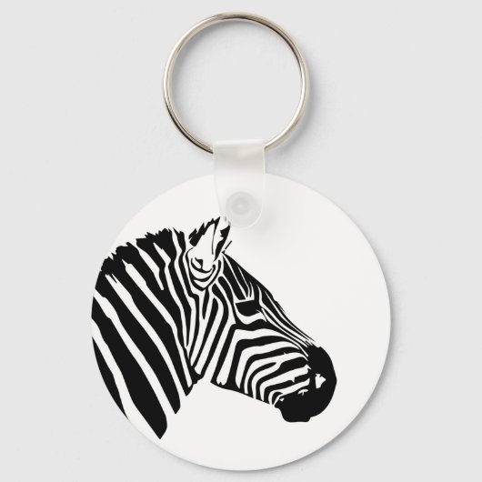 Zebra Schlüsselanhänger (Vorderseite)