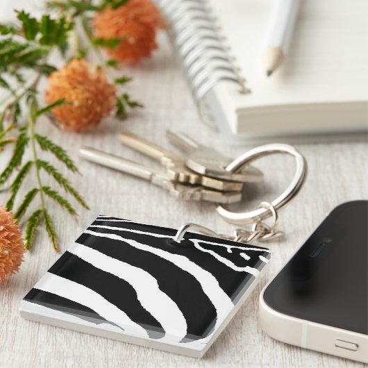 Zebra Schlüsselanhänger (Vorderseite rechts)