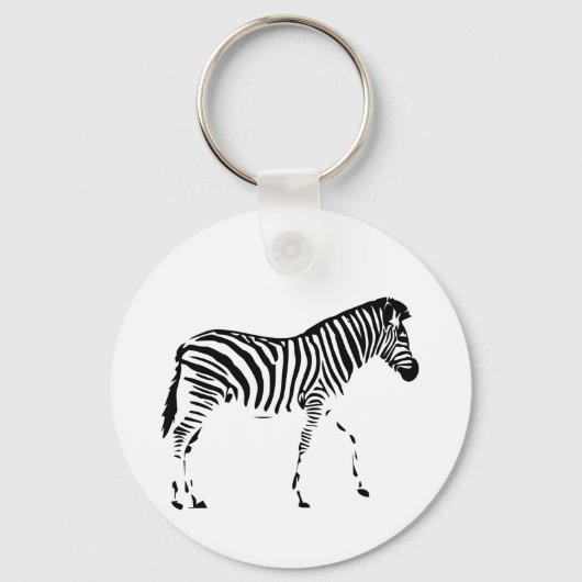 Zebra Schlüsselanhänger (Vorderseite)