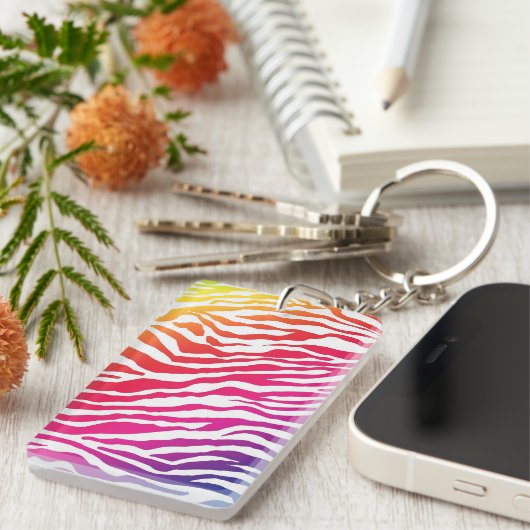 Zebra Schlüsselanhänger (Vorderseite rechts)