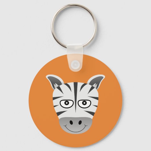 Zebra Schlüsselanhänger (Vorderseite)