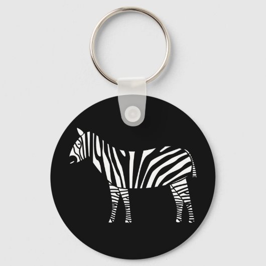 Zebra Schlüsselanhänger (Vorderseite)