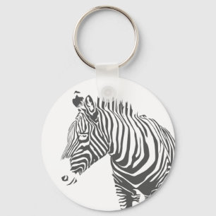 Zebra-Schlüsselanhänger Schlüsselanhänger