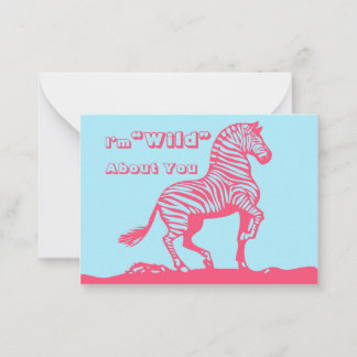 Zebra School Kids Valentinstag Cards in Bulk Mitteilungskarte