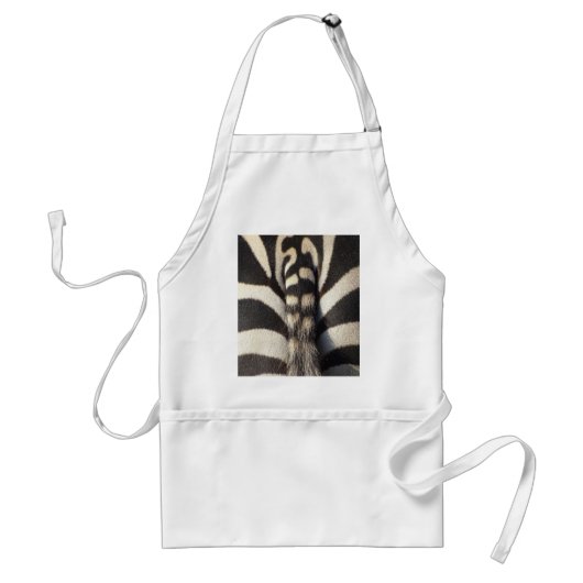 Zebra Schwanz Schürze (Vorne)