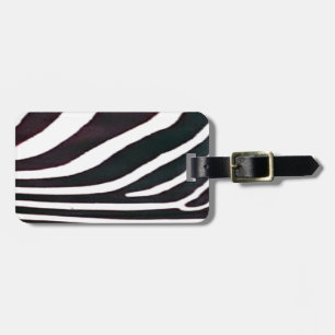 Zebra Schwarz und Weiß Streifen Print Gepäckanhänger