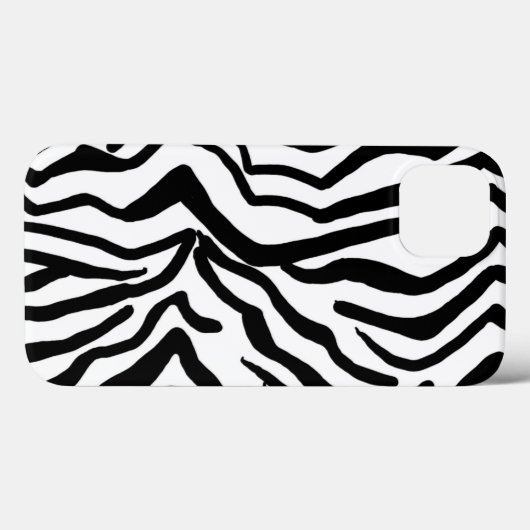 Zebra Schwarz und Weiß verborgen Fell Case-Mate iPhone Hülle (Rückseite (Horizontal))