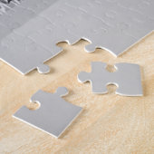 Zebra Schwarz-weiß Courtyard Art Puzzle (Seite)