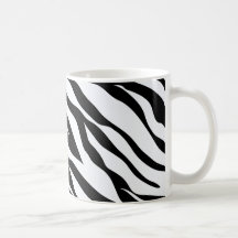 Zebra-Schwarz-Weiß-Muster