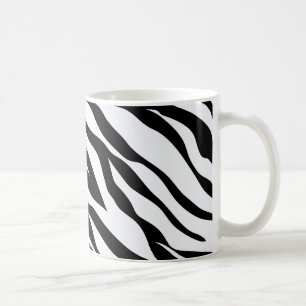 Zebra-Schwarz-Weiß-Muster Kaffeetasse