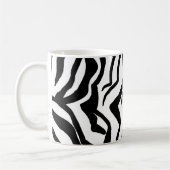 Zebra Schwarz-Weiß-Muster verborgen Kaffeetasse (Links)