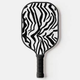 Zebra Schwarz-Weiß-Muster verborgen Pickleball Schläger