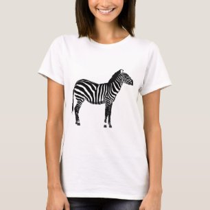 Zebra - Schwarzweiss T-Shirt