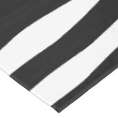 Zebra-Schwarzweißdruck Tischdecke (Schrägansicht)