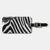 Zebra, Seeking_Luggage Tag Gepäckanhänger (Vorderseite horizontal)