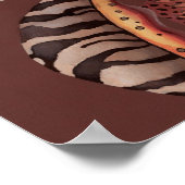 Zebra Seepferd Poster (Ecke)