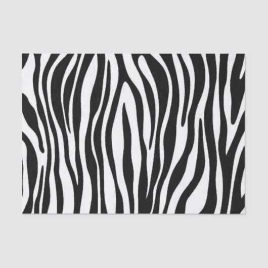 Zebra Seidenpapier (Vorderseite)