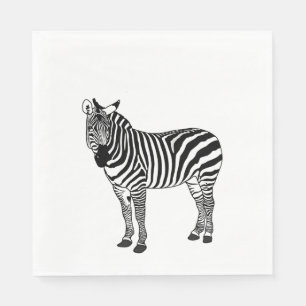 ZEBRA SERVIETTE