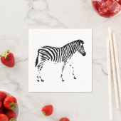 Zebra Serviette (Beispiel)